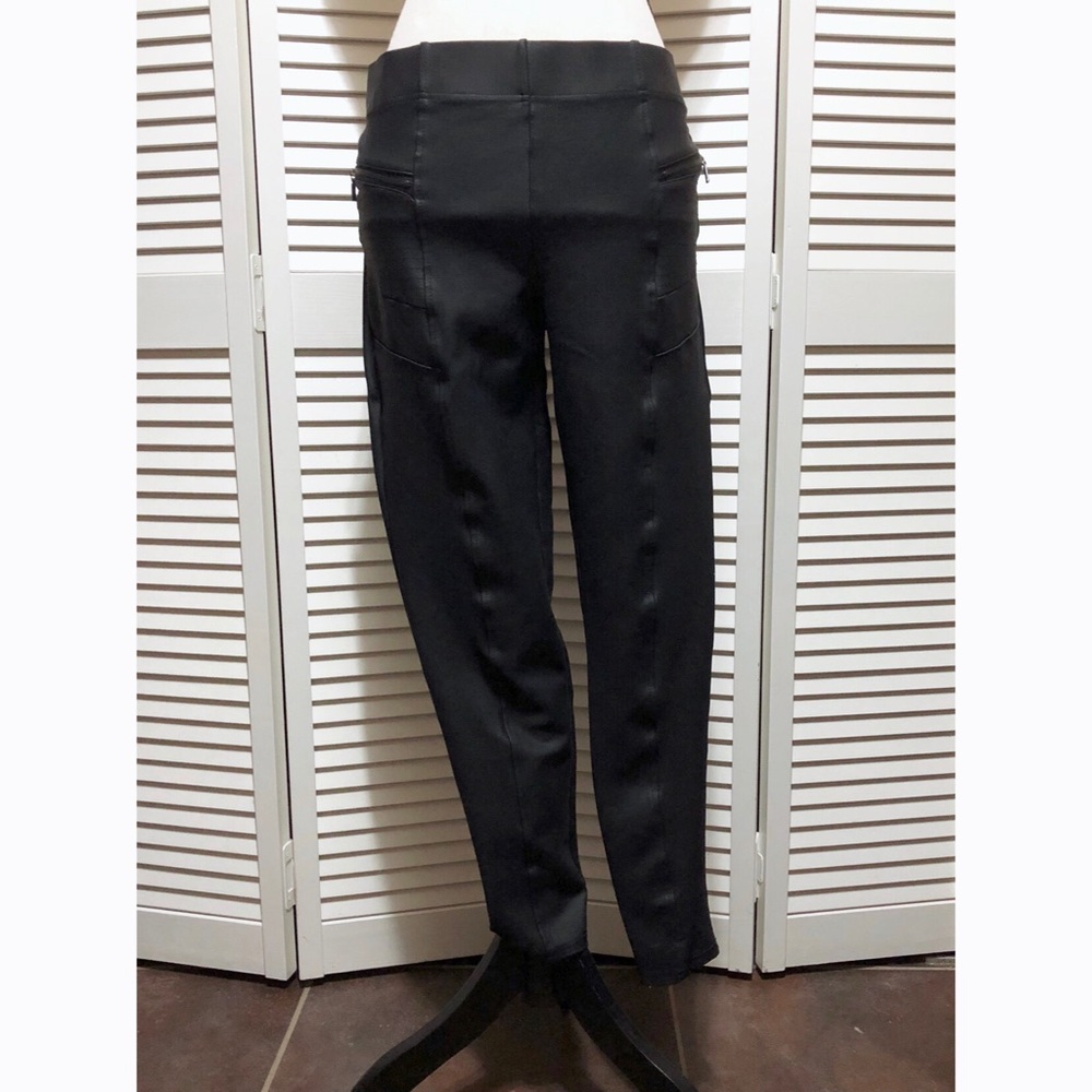 Democracy Faux Leather Moto Leggings